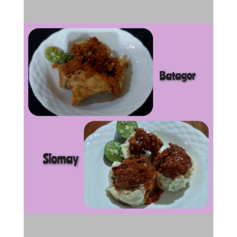 

SIOMAY & BATAGOR Bumbu kacang (isi 10)
