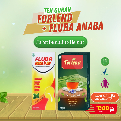 

[BUNDLING] FLUBA ANABA & TEH FORLEND - Membantu Meredakan Batuk & Hidung Tersumbat