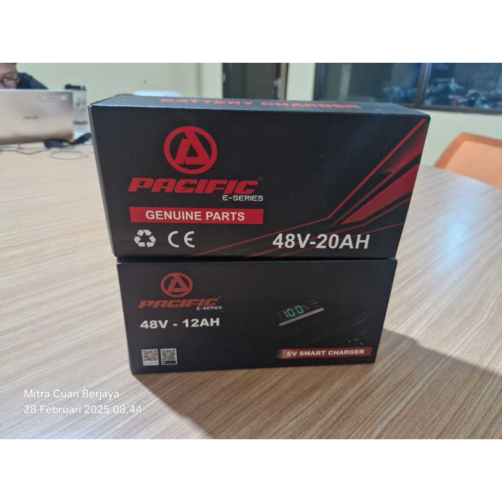 Charger Sepeda Listrik PACIFIC 48Volt/12Ah Dan 48Volt/20Ah