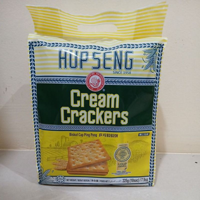 

HUP SENG CREAM CRACKERS SACHET (10 S/225 GRAM)