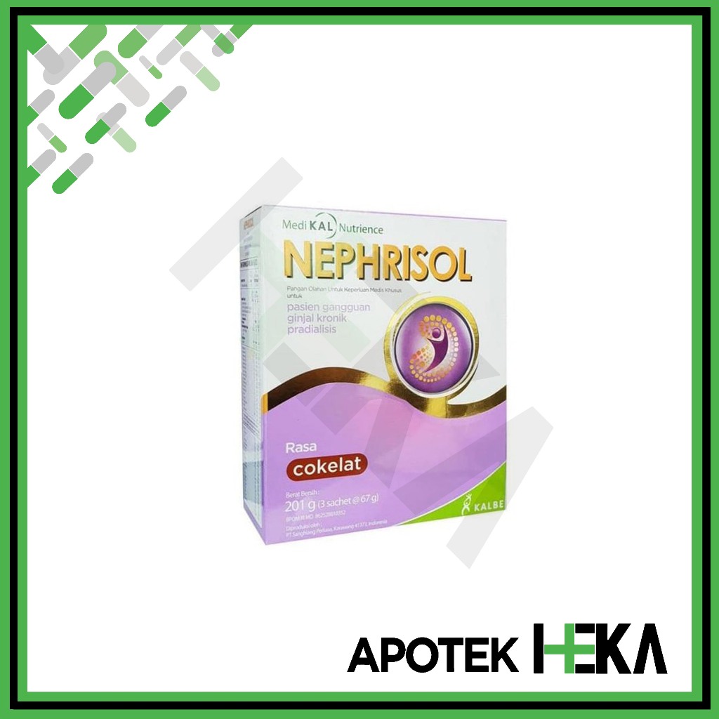

BgKr [BUNDLE 4 Pcs] Nephrisol Vanila/Cappucino 201 Gram - Pasien Ginjal Pradialisis