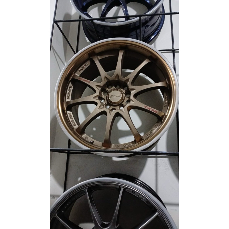 velg ce28  r17 bronze pcd 5x114 kondisi baru