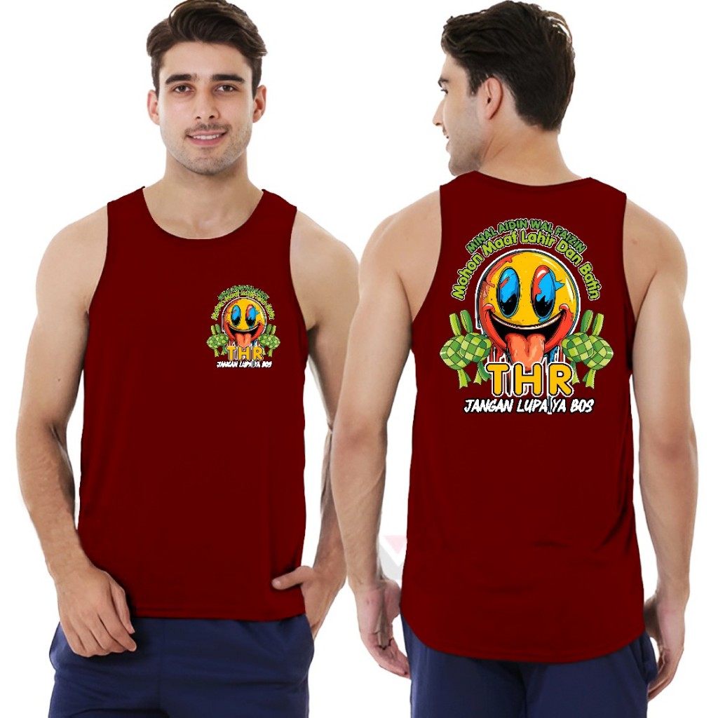 Singlet Distro Pria Keren / Kaos Distro Pria Singlet Keren sablon Thr / Baju Singlet Distro / Kaos S