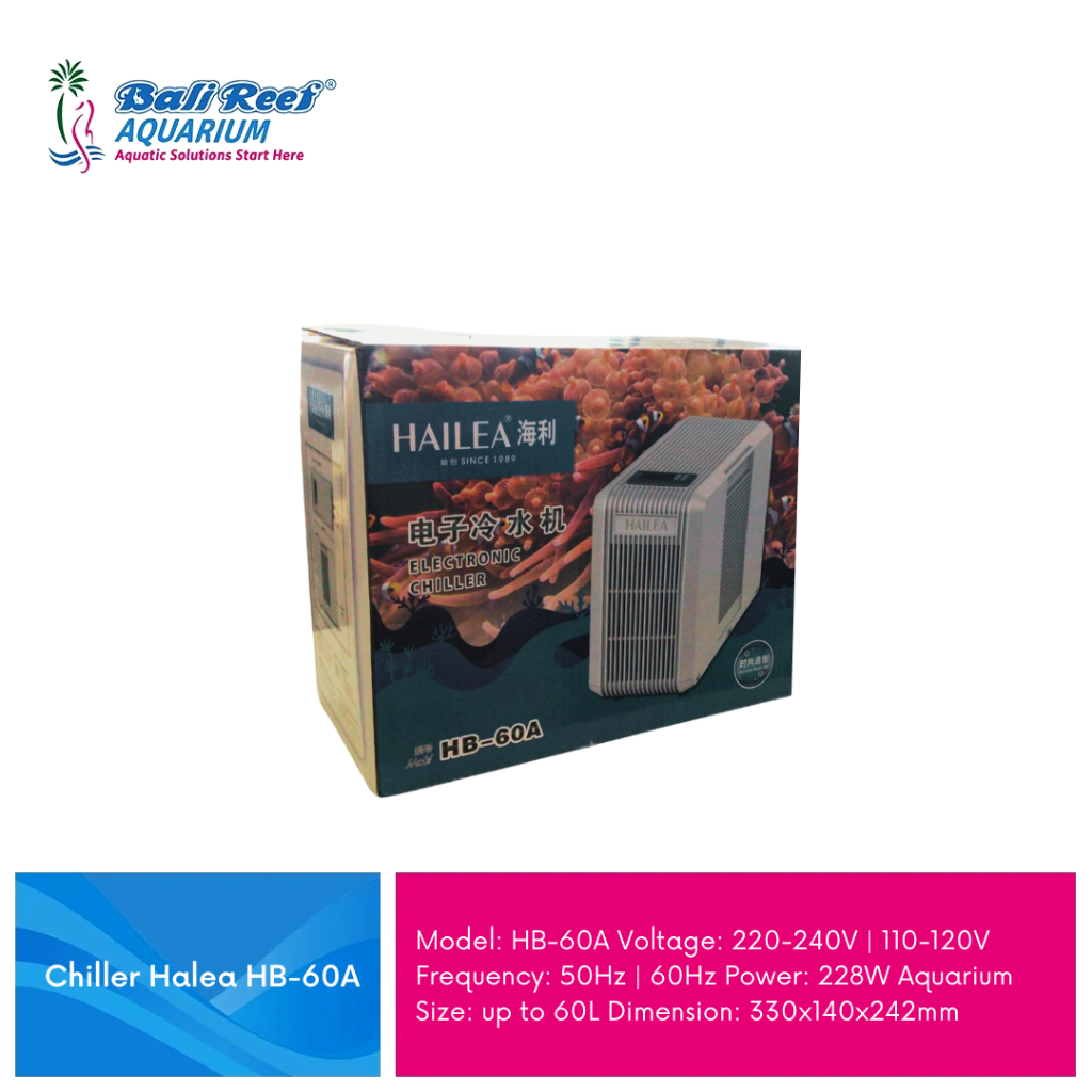 Hailea HB60A HB-60A Mini Chiller Mesin pendingin aquarium Water Chiller System