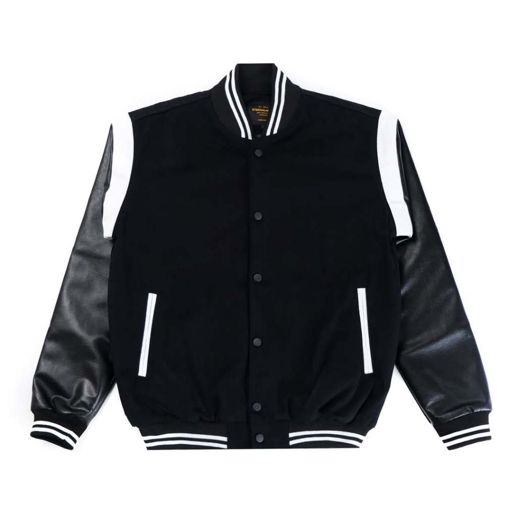ETERNALWORKS - Champ Varsity Jacket Black