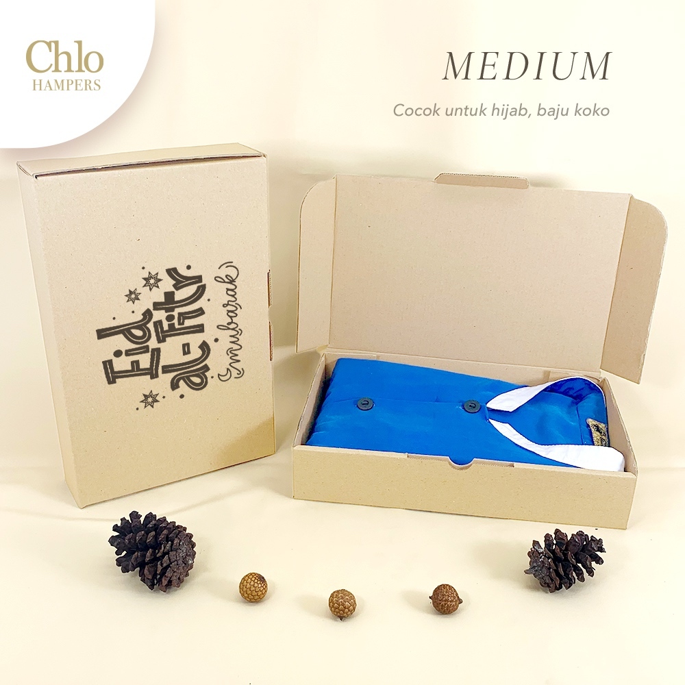 

Medium Box Kado Kardus Hampers Selamat Idul Fitri eid al fitr / Adha ( kotak kado )