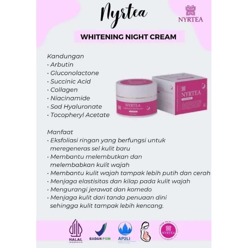 night cream nyrtea