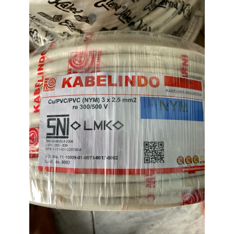 KABEL NYM 3x2,5 KABELINDO@100M