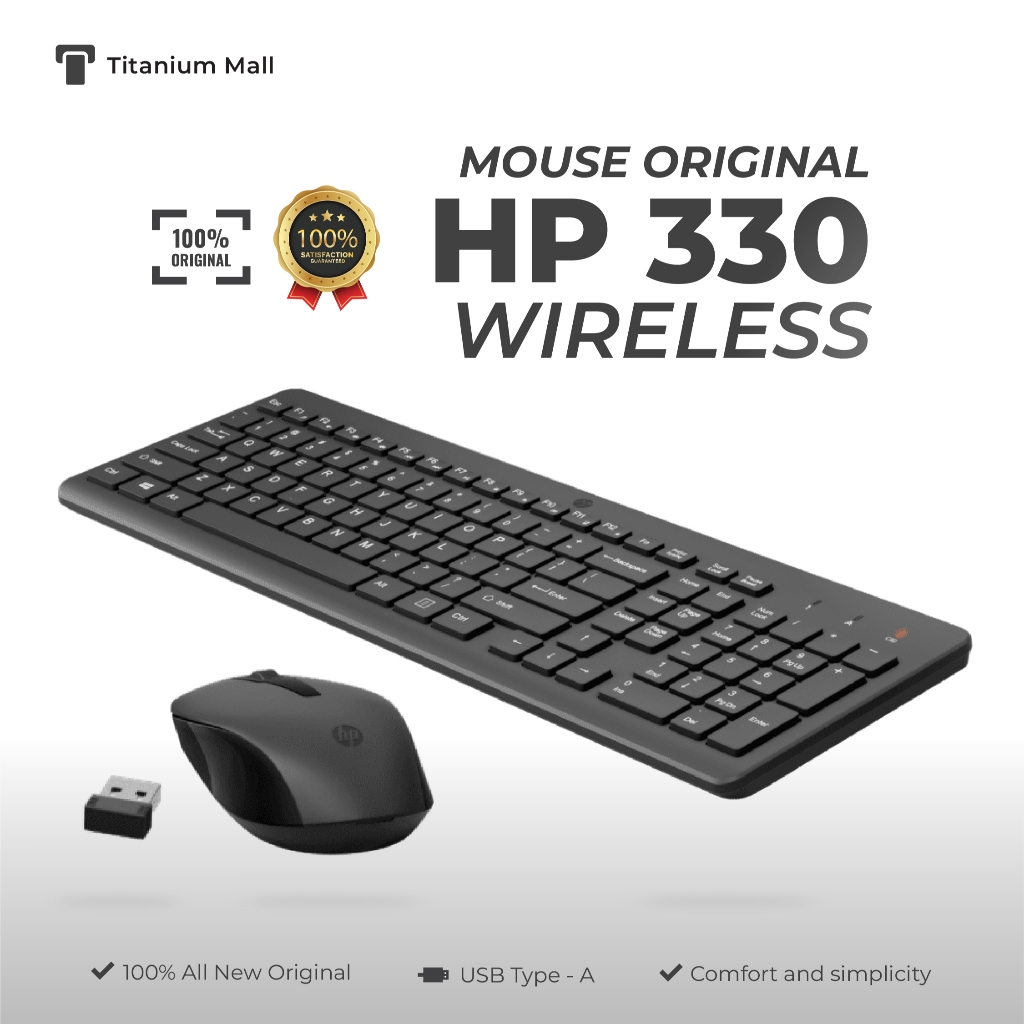 HP 330 Wireless Mouse & Keyboard Combo Mouse 330 Keyboard 330