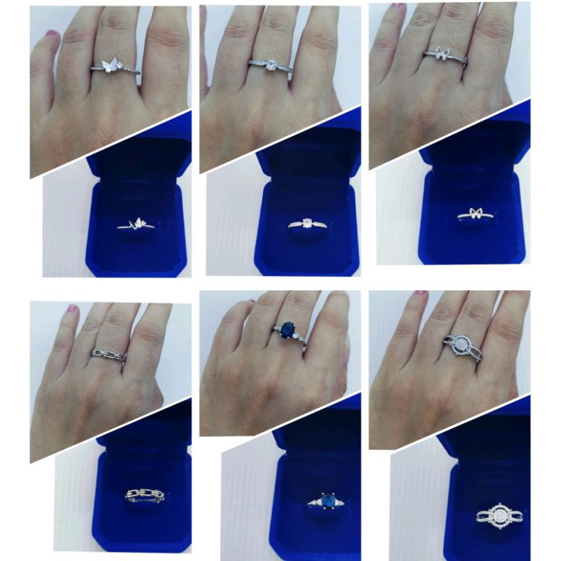 CINCIN WANITA NEW COLLECTION,MODEL TERBARU,PERAK ASLI 925 LAPIS MAS(BISA BUY BACK)