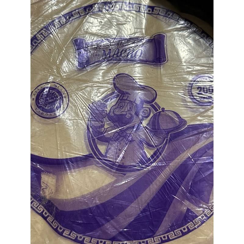 Kertas Nasi bulat Bunga Macho uk 25