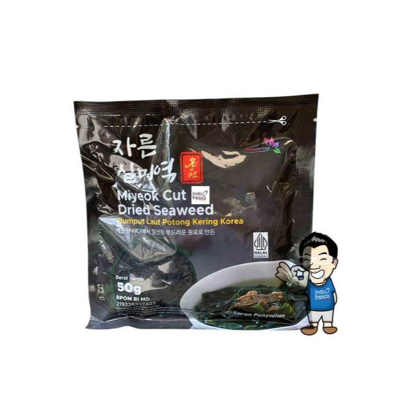 

Miyeok Cut Dried Seaweed- Rumput Laut Potong Kering Korea 50 g