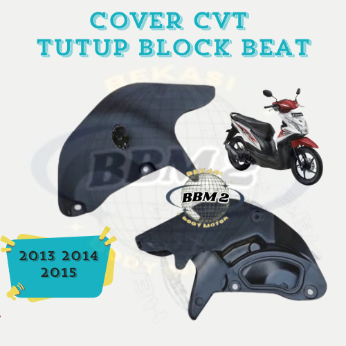 Cover CVT Tutup Block Stater Kasar Beat K25 FI ESP 2013 2014 2015 NON ORIGINAL 1PCS