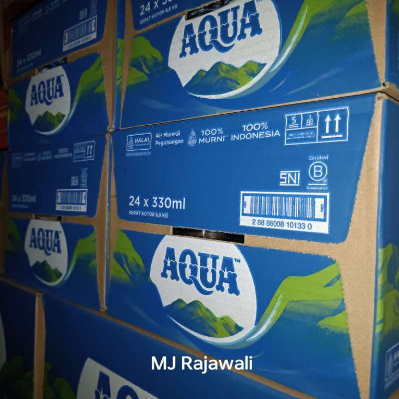 

Air Mineral Aqua 330 ml - Dus