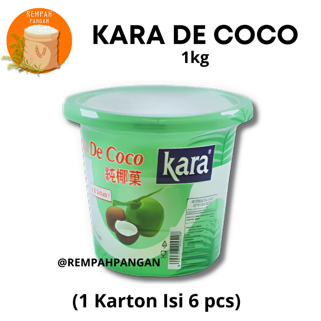 

KARA NATA De Coco 1kg Ember (1 karton isi 6 pcs)