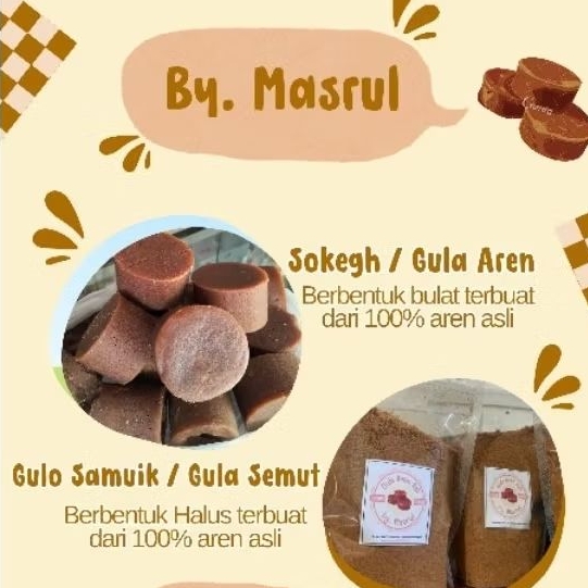

Gula Aren/Gula Semut asli 1000gr