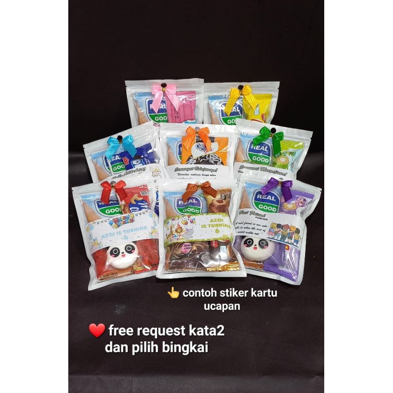 

Termurah Mini Gift Snack Mini Hampers Ulang Tahun Souvenir Ultah Free Kartu Ucapan
