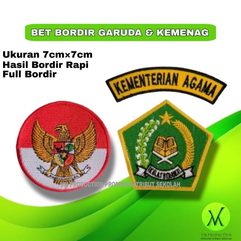 Bed bordir ikhlas beramal bet garuda bordir bed ikhlas beramal