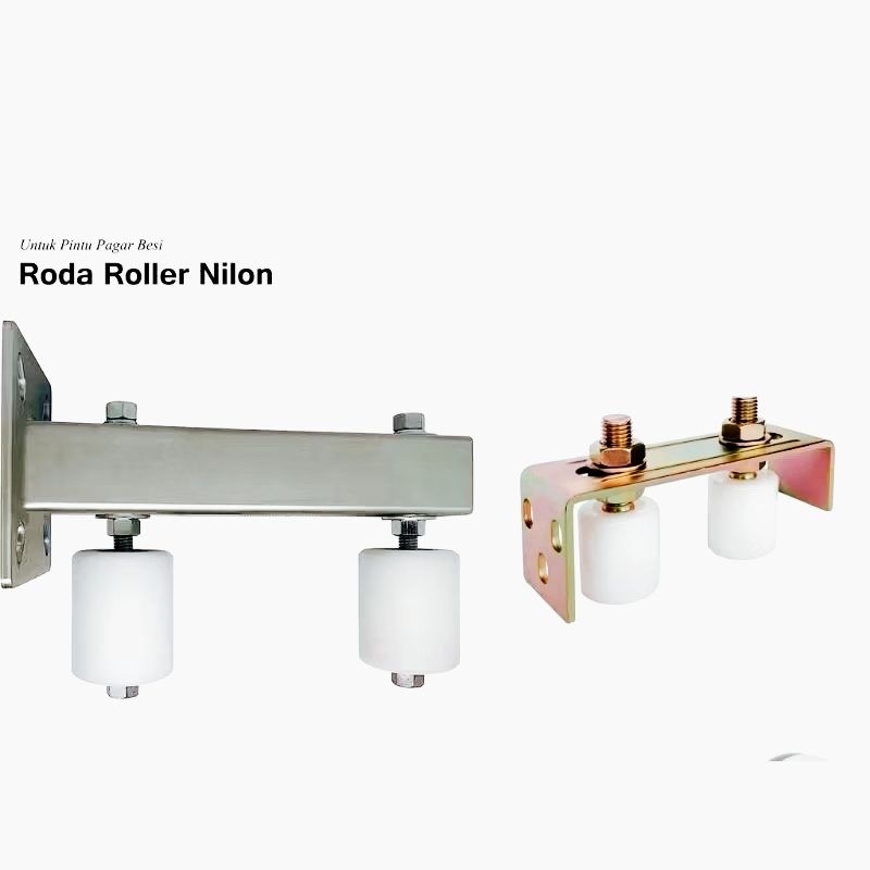 Roller nilon pagar roller nylon bearing roda nilon pagar roller roda pintu pagar