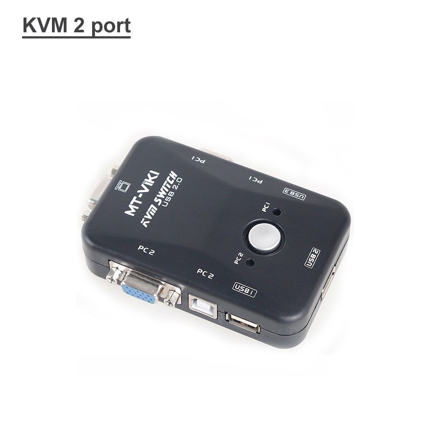 KVM SWITCH 2 PORT USB