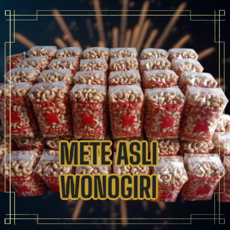 

(PROMO)kacang mete goreng asli Wonogiri rasa original dan gurih