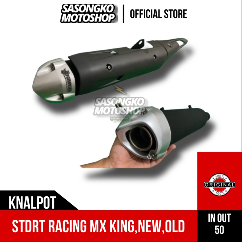 HANYA SILINCER KNALPOT STANDART RACING MX KING MX OLD MX NEW 130cc-200cc OUTPUT 50mm
