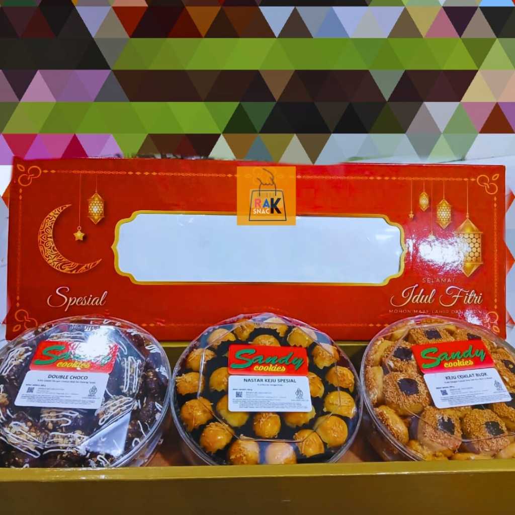 

SANDY COOKIES PAKET KUE LEBARAN HAMPERS PREMIUM