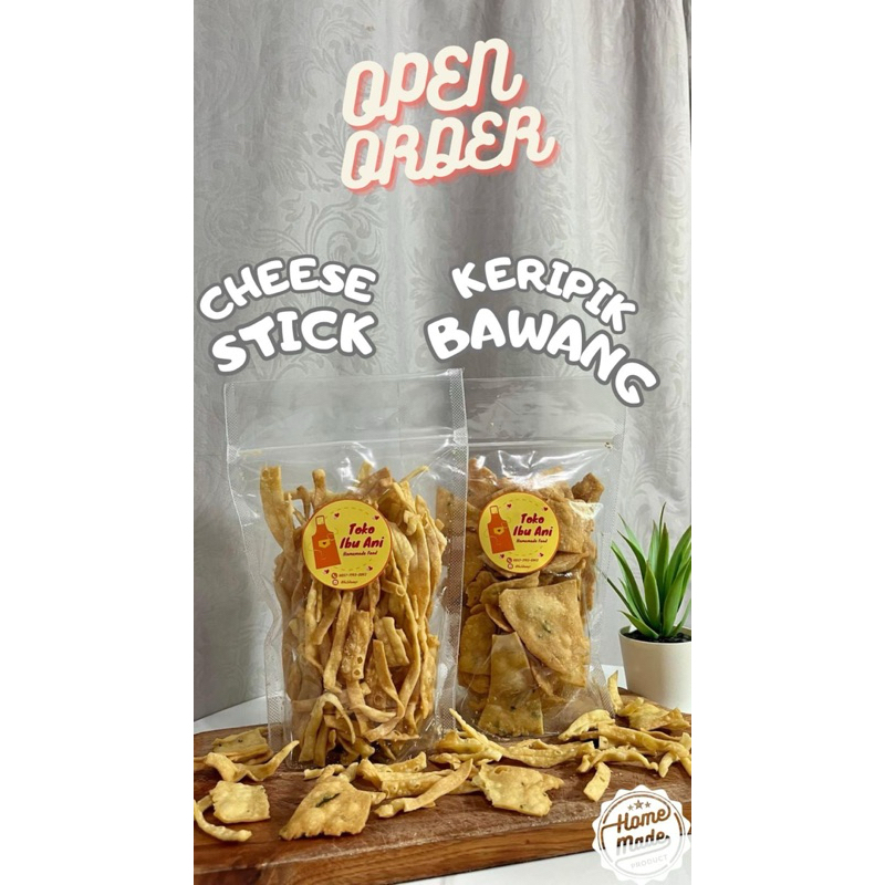 

CHESSESTIK & KERIPIK BAWANG IBU ANI