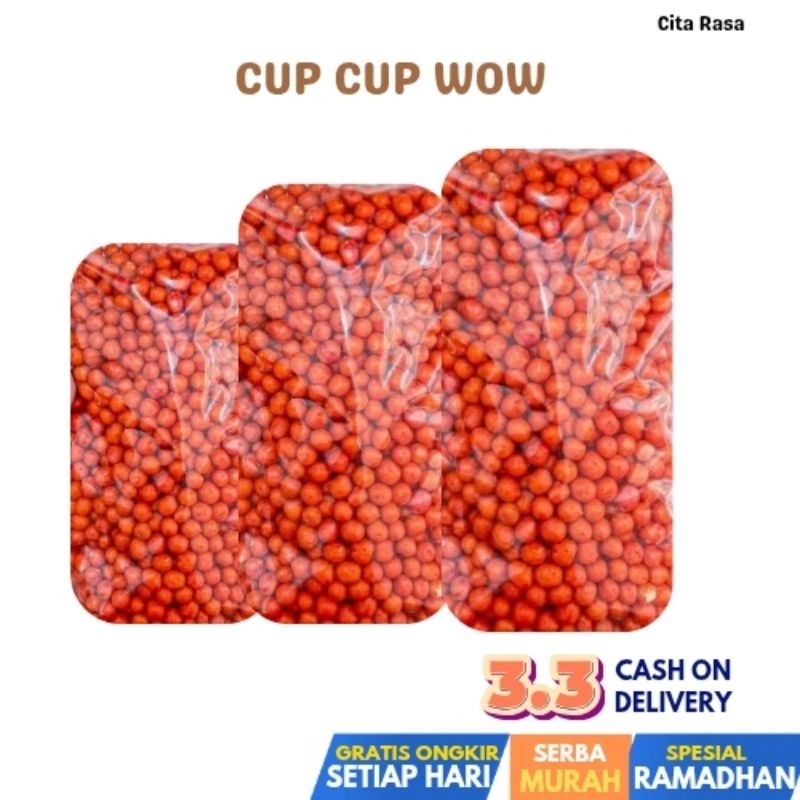 

Cup Cup wow/ Cup Cup Kiloan /Cup cup ngetop sambal udang cemilan masa kecil
