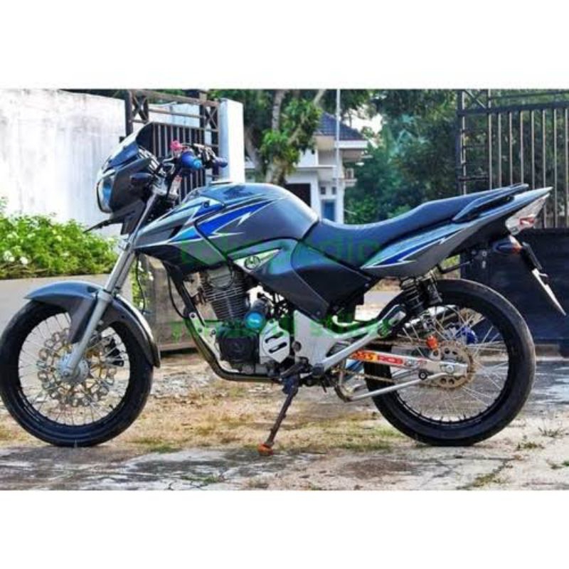 Striping Tiger 2011 lis stiker standar ori Tiger Revo TIREV 2011 2012 abu biru stiker ori Tiger Revo