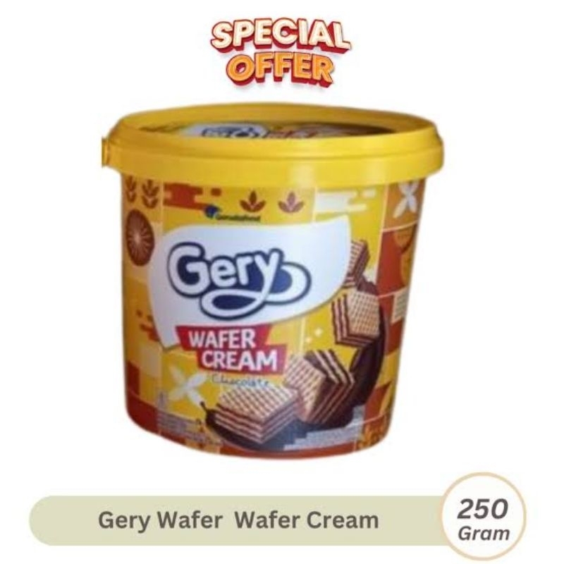 

GERY WAFER CREAM KEMASAN EMBER NETRO 250 GR Biskuit