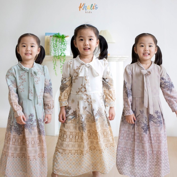 Alisa Dress Gamis / Baju Dress Gamis Anak Perempuan