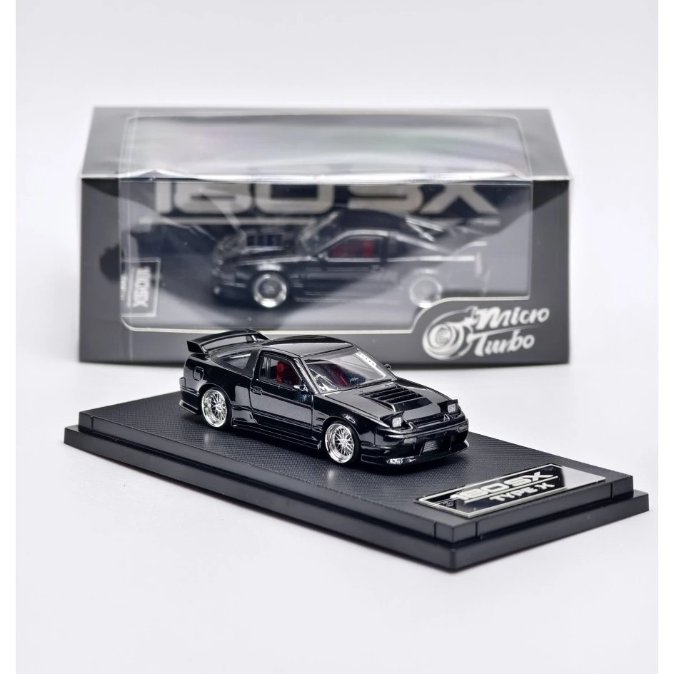 Micro Turbo Nissan 180SX Custom Type X Stance Snap On Pop Up Headlight Series Limited Edition Metall