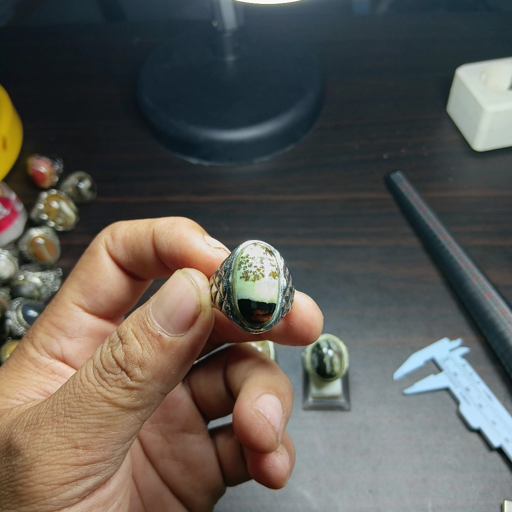 Batu Akik Pancawarna Garut - Asli – Keindahan Alami, Kualitas Premium - BK0019