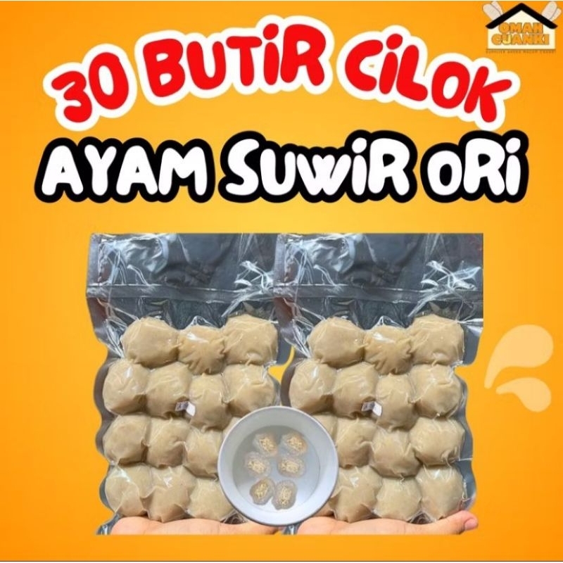 

30 Butir Cilok Jumbo Ayam Suwir Ori