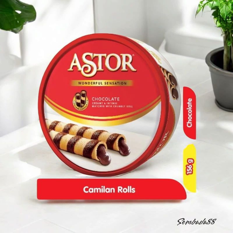 

ASTOR KALENG 156 GRAM / ASTOR CHOCOLATE WAFER STICK / KUE LEBARAN