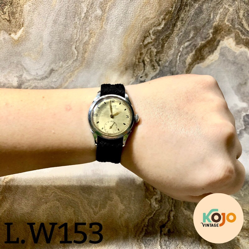 Jam Tangan Pria T*ssot Manual Winding Double Second Jam Militer Bersejarah Era 1990-an