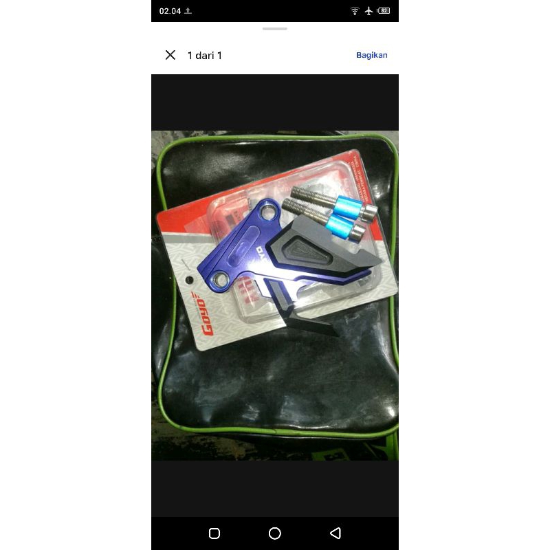 cover variasi pelindung kaliper depan rx king new th muda