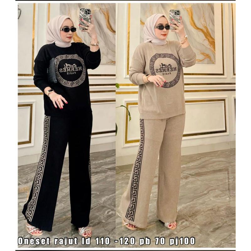 setelan celana wanita rajut import setcel wanita setelan rajut wanita