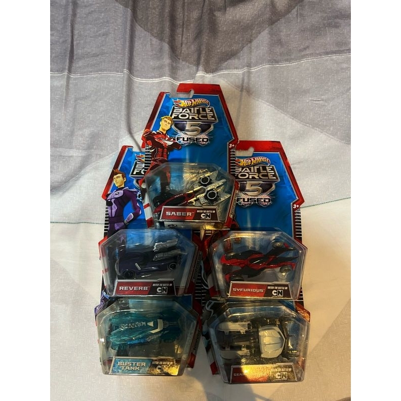 HOT WHEELS HOTWHEELS BATTLE FORCE 5 FUSED