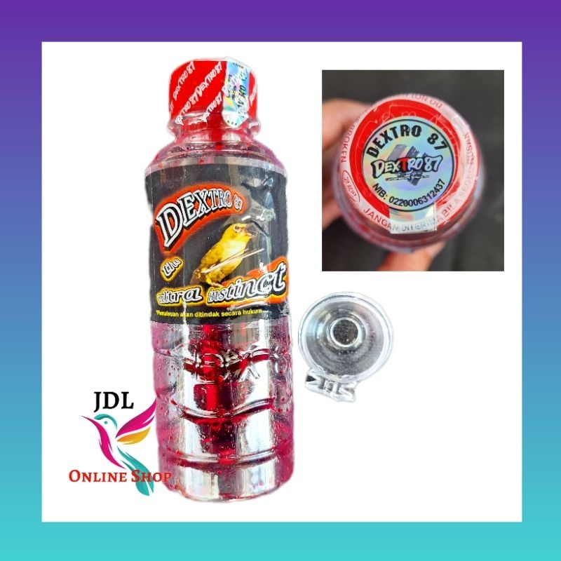 DEXTRO 87 BONUS CEPUK KECIL MULTIVITAMIN DOPING MINUMAN BURUNG PLECI KOLIBRI