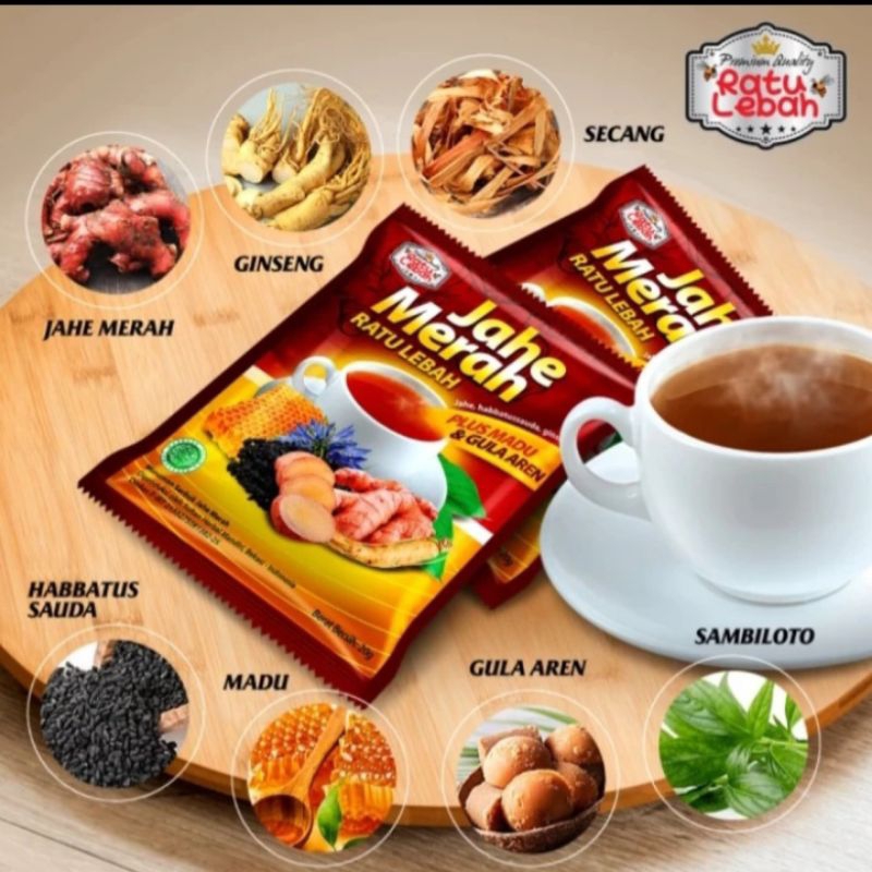 

Jahe Merah Ratu lebah 1 renceng