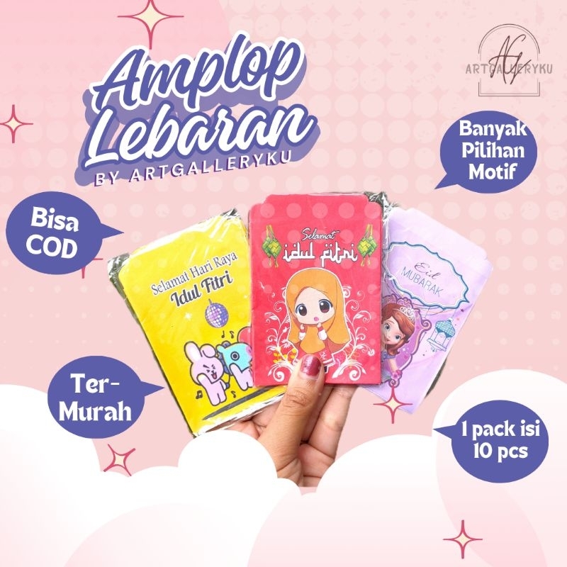 

Amplop Lebaran Lembaran / Angpau Lebaran / Siap Pakai || Paket Usaha