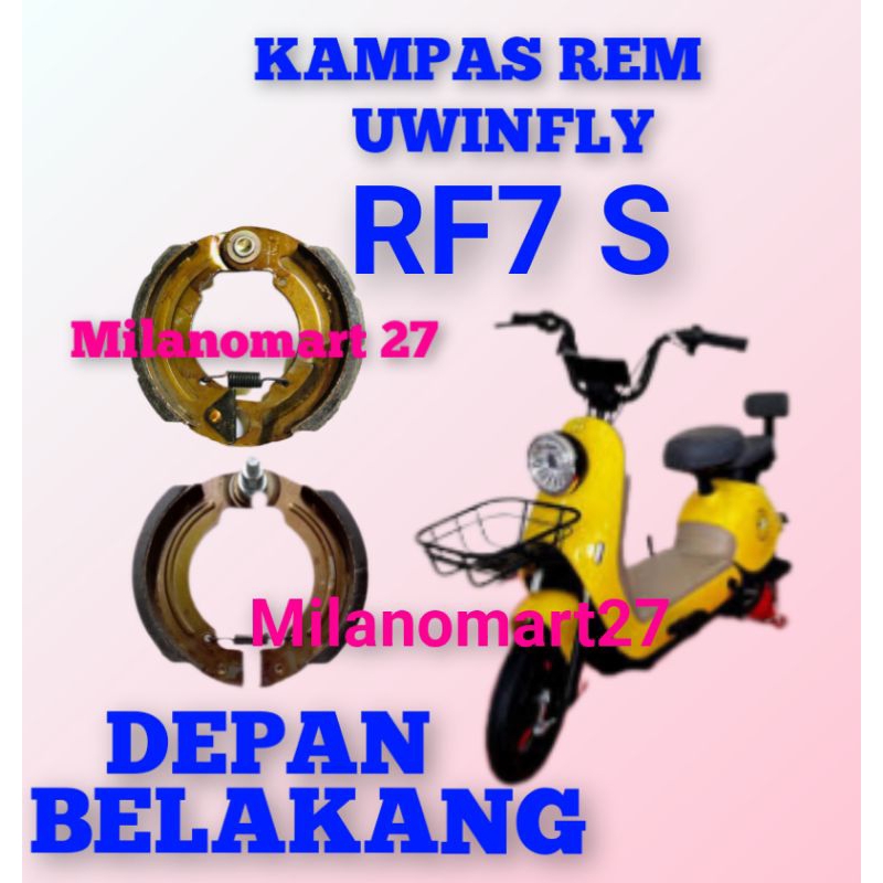 kampas rem uwinfly RF7S kampas rem sepeda listrik uwinfly rf7 s