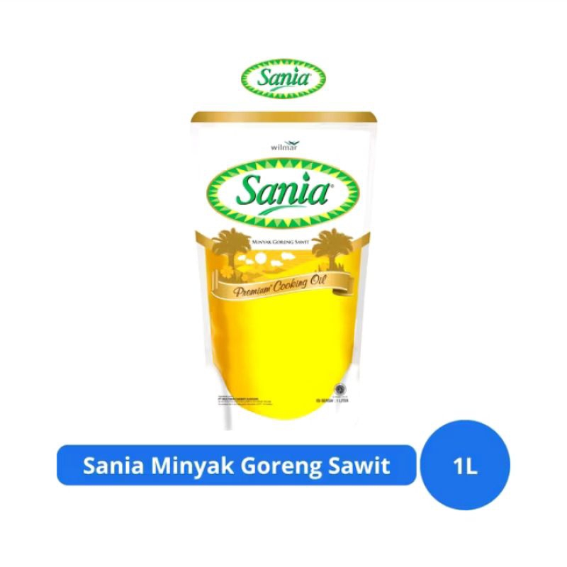 

Sania Minyak Goreng Sawit Premium Cooking Oil Pouch 1L