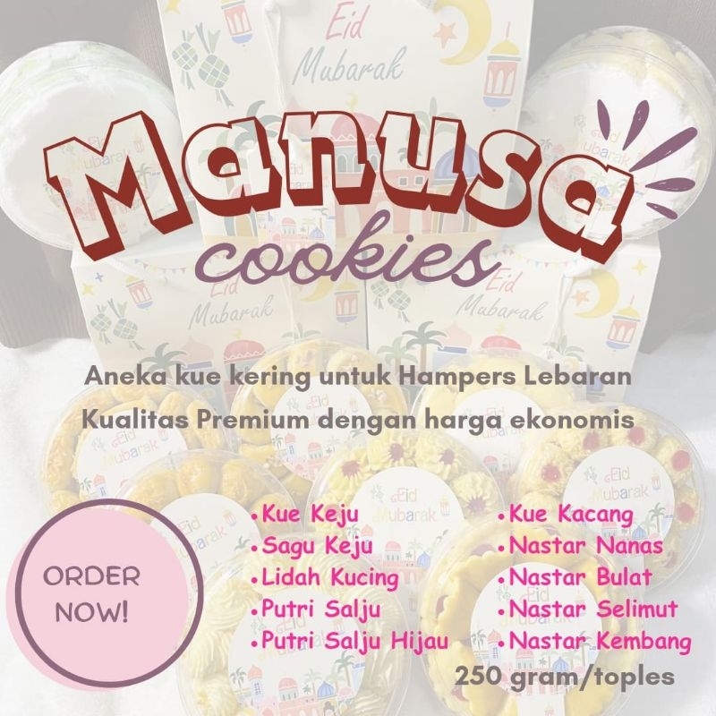 

[KUE LEBARAN] KUE KERING LEBARAN/ HAMPERS LEBARAN / KUE KERING KUALITAS PREMIUM HARGA TERMURAH/ HOME MADE COOKIES 250 GRAM / ANEKA NASTAR / ANEKA KUE KERING