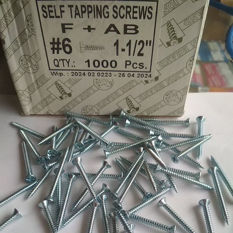 Sekrup Kayu 4 cm Skrup FAB Eceran 6 x 1 1/2 Isi 100 pcs