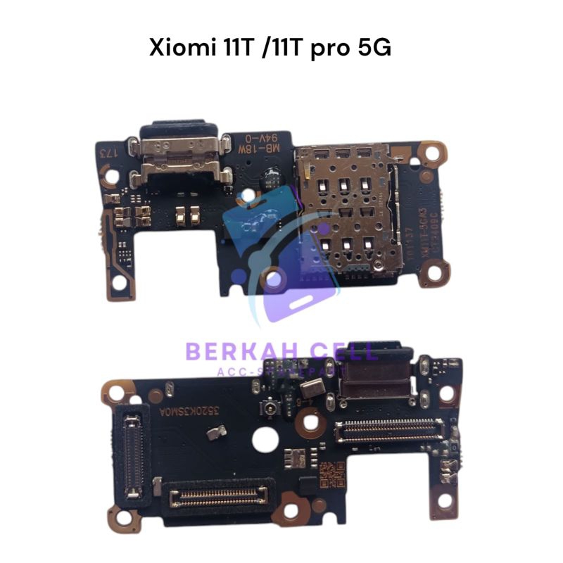 Pcb Board Original Xiaomi 11T / 11 T Pro 5g Papan cas Con Sim