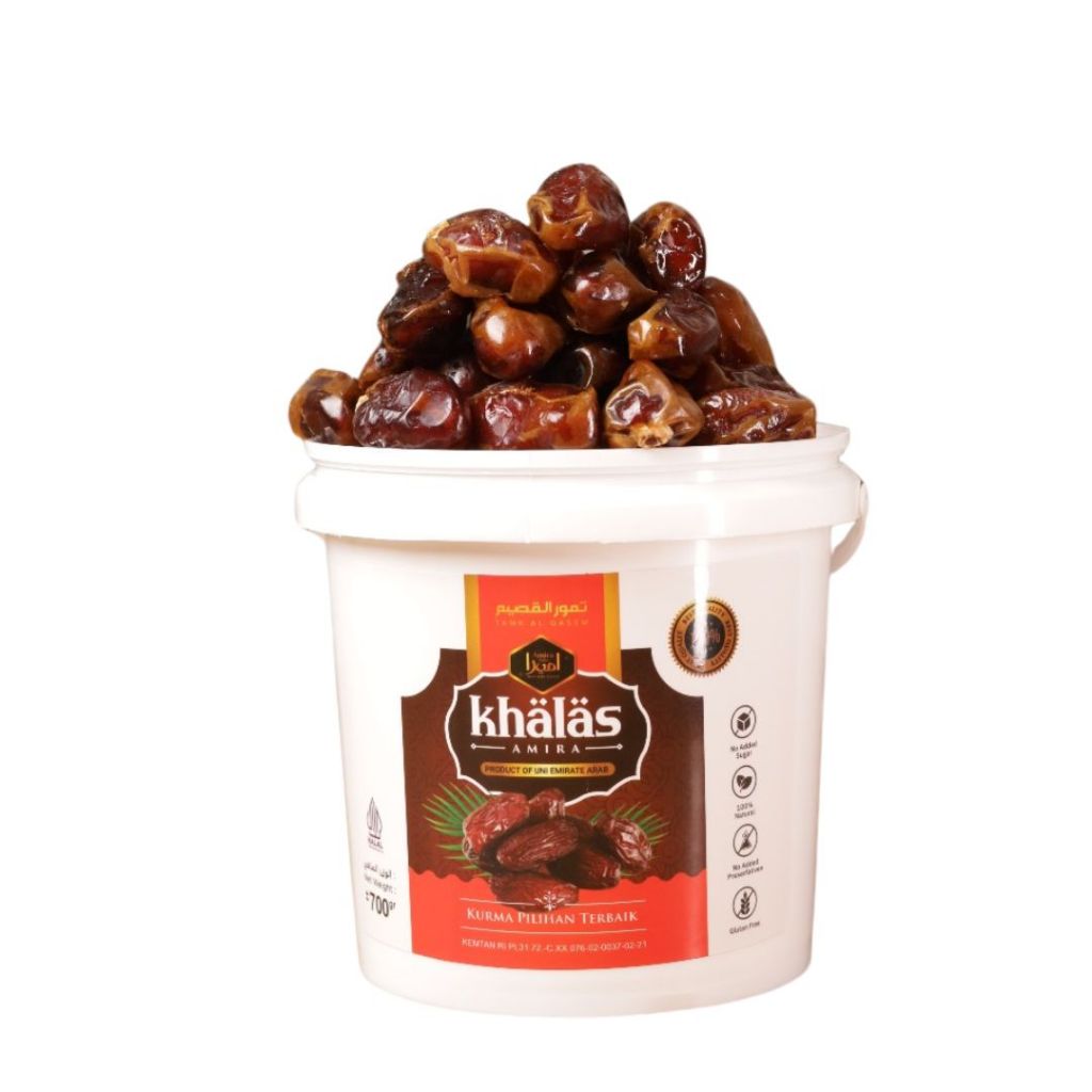 

Kurma Khalas Ember Kholas Khalas Dates Original Fresh 700 gr