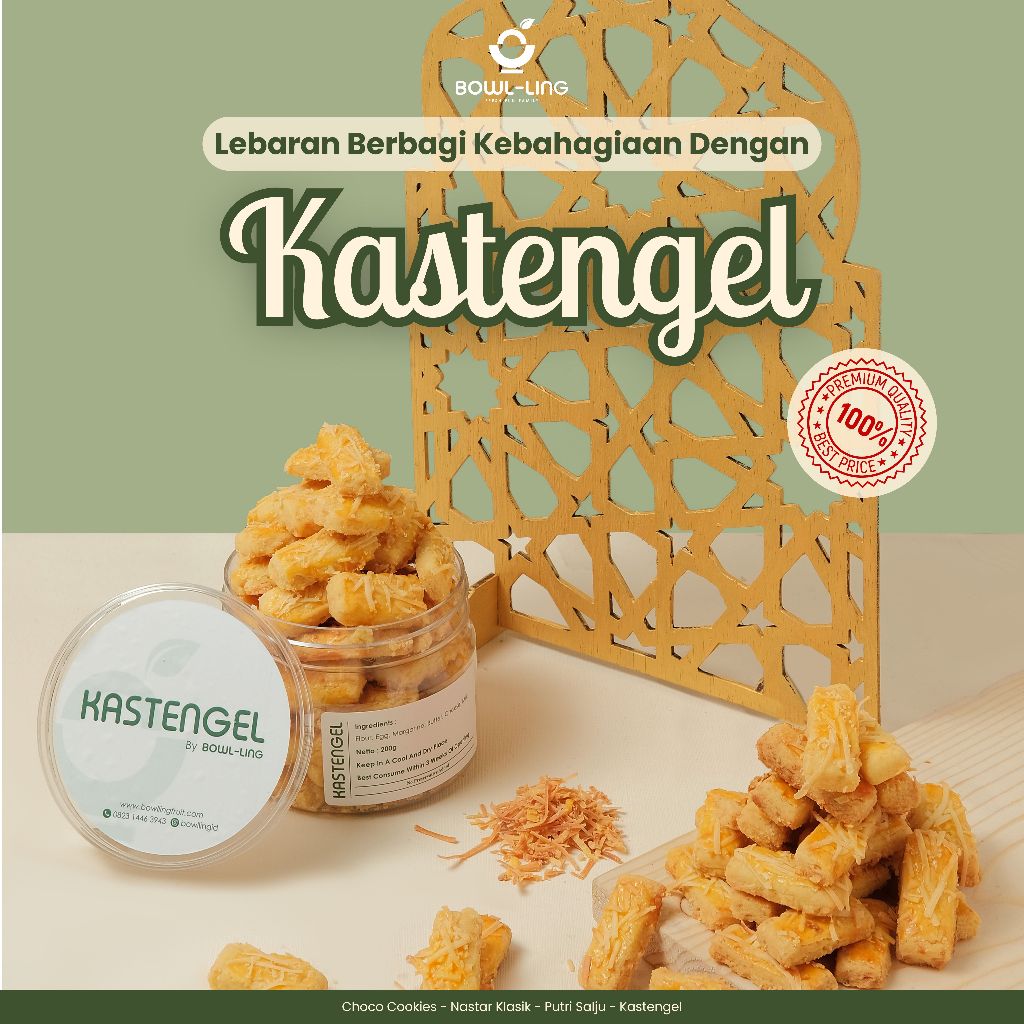 

Kastangel Kue Kering Lebaran Idul Fitri By Bowl-Ling